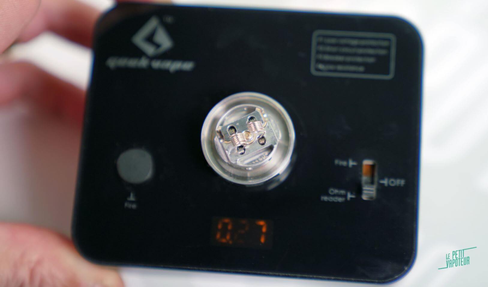 Montage sur le Blitzen de Geek Vape